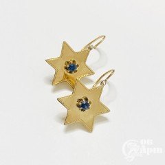 Серьги с сапфирами